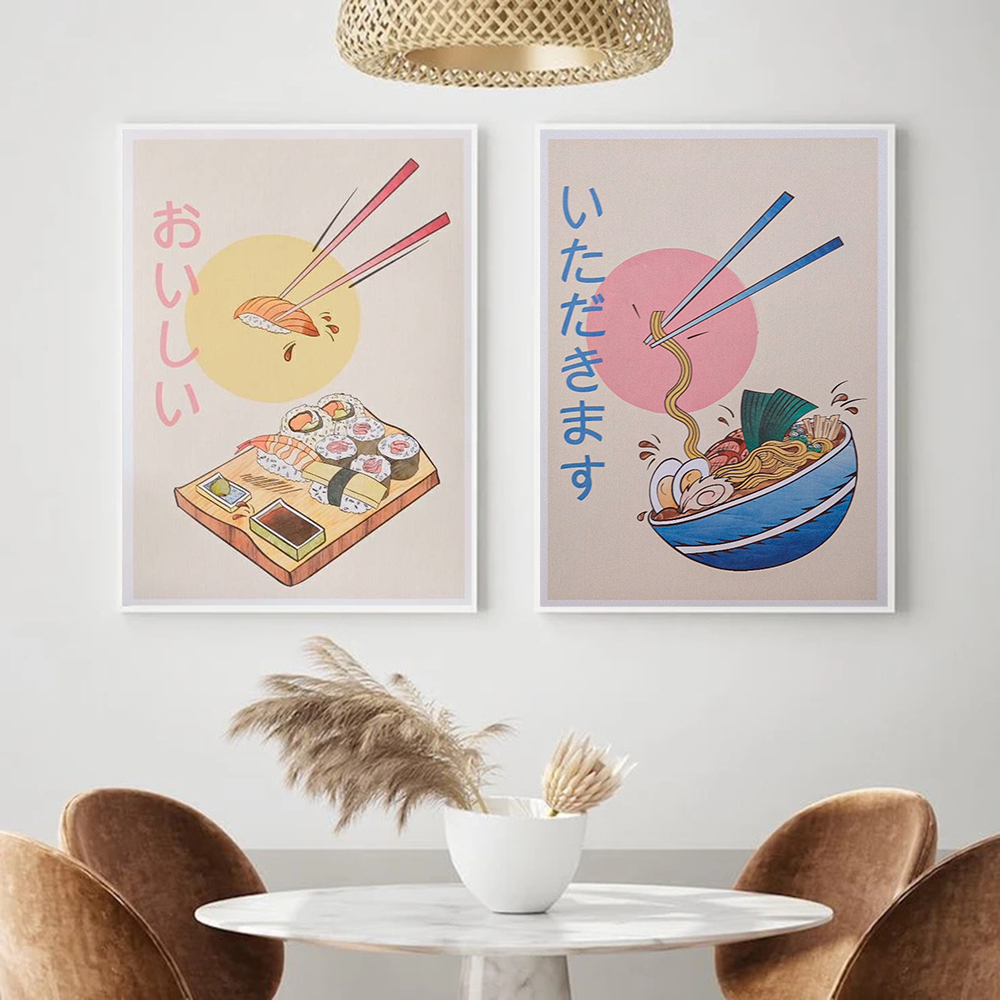 ห้องครัวสไตล์ญี่ปุ่นอาหารโปสเต - Japanese Restaurant Lifestyle บทวิจารณ์และราคา